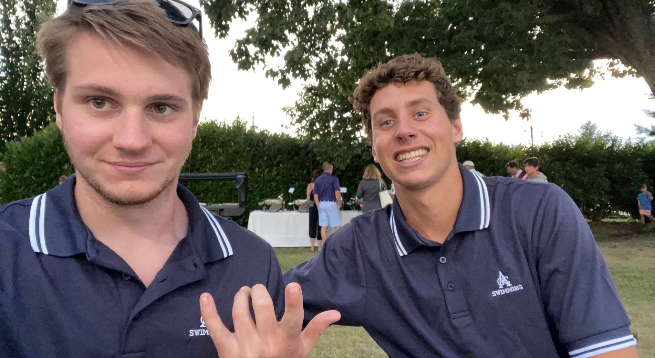 Wil and Patrick at Aronimink