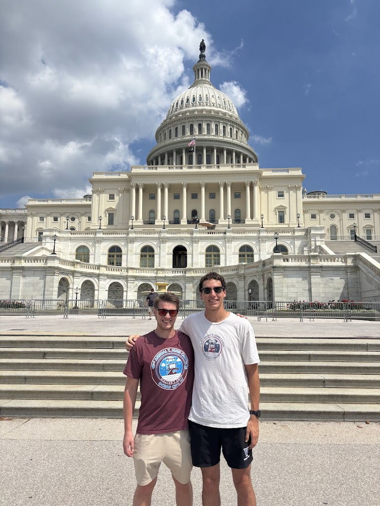 Wil and Patrick at the U.S. Capitol